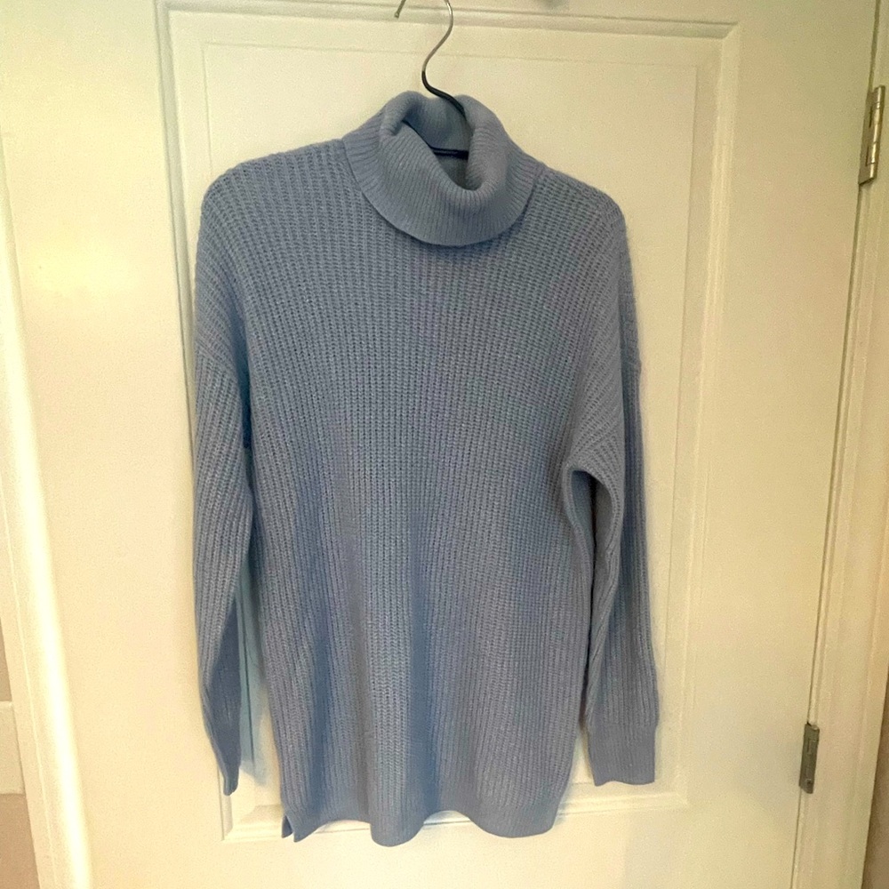 Maurices Light Blue Turtleneck Tunic